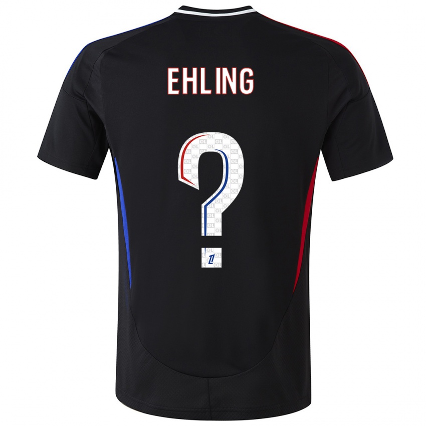 Niño Camiseta Thibaut Ehling #0 Negro 2ª Equipación 2024/25 La Camisa Argentina