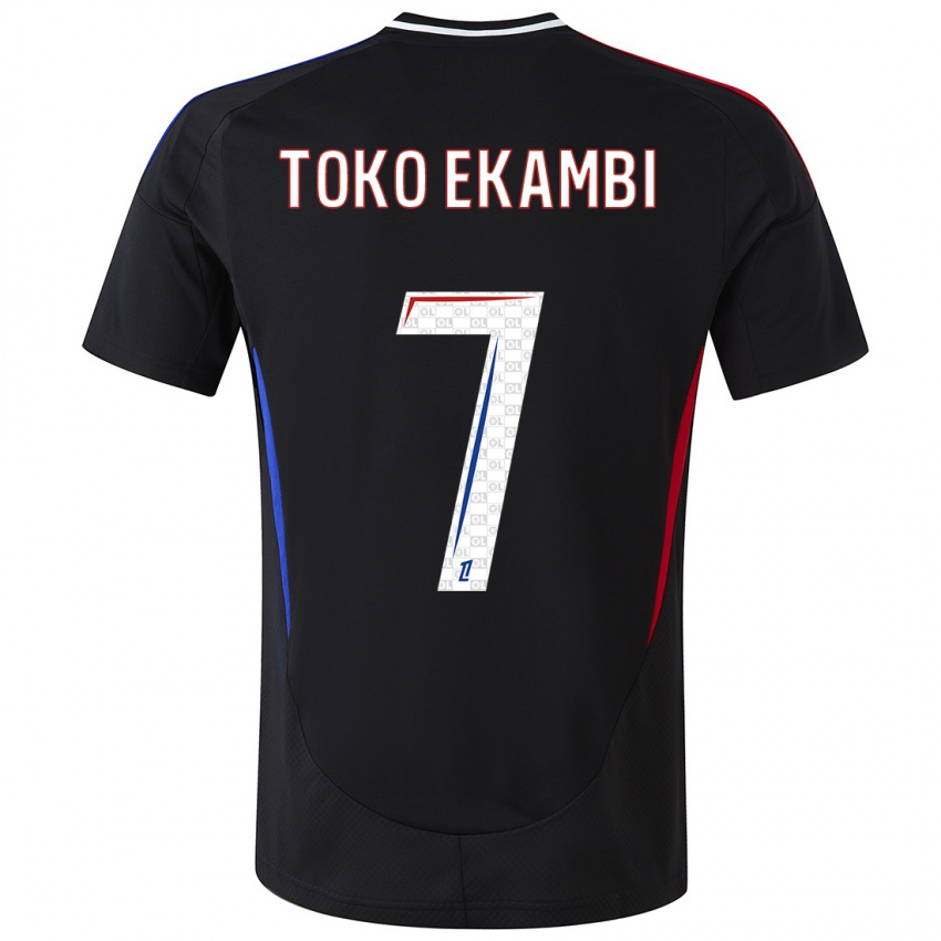 Niño Camiseta Karl Toko Ekambi #7 Negro 2ª Equipación 2024/25 La Camisa Argentina