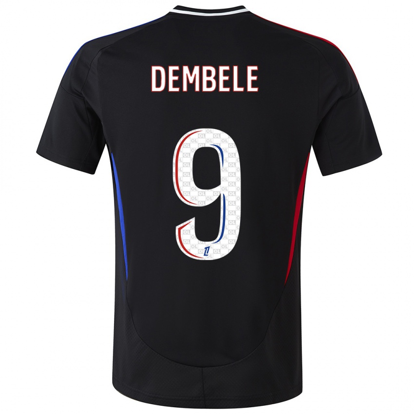 Niño Camiseta Moussa Dembele #9 Negro 2ª Equipación 2024/25 La Camisa Argentina