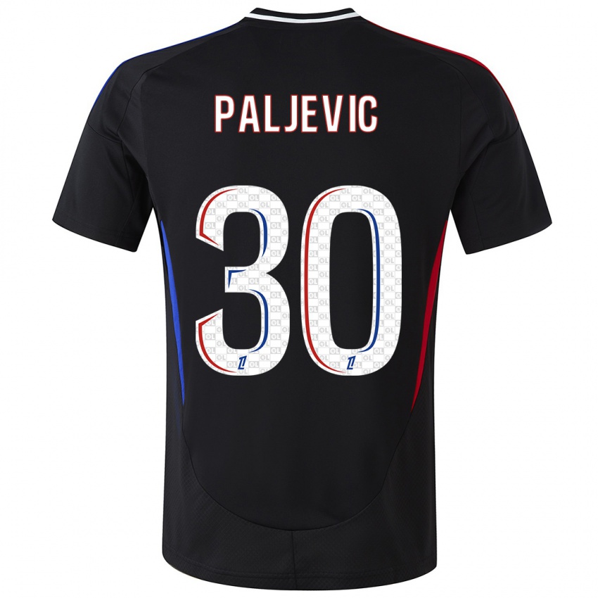 Niño Camiseta Alyssia Paljevic #30 Negro 2ª Equipación 2024/25 La Camisa Argentina