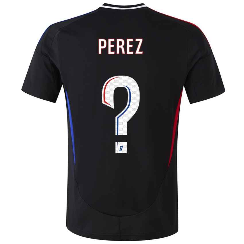 Niño Camiseta Axel Perez #0 Negro 2ª Equipación 2024/25 La Camisa Argentina