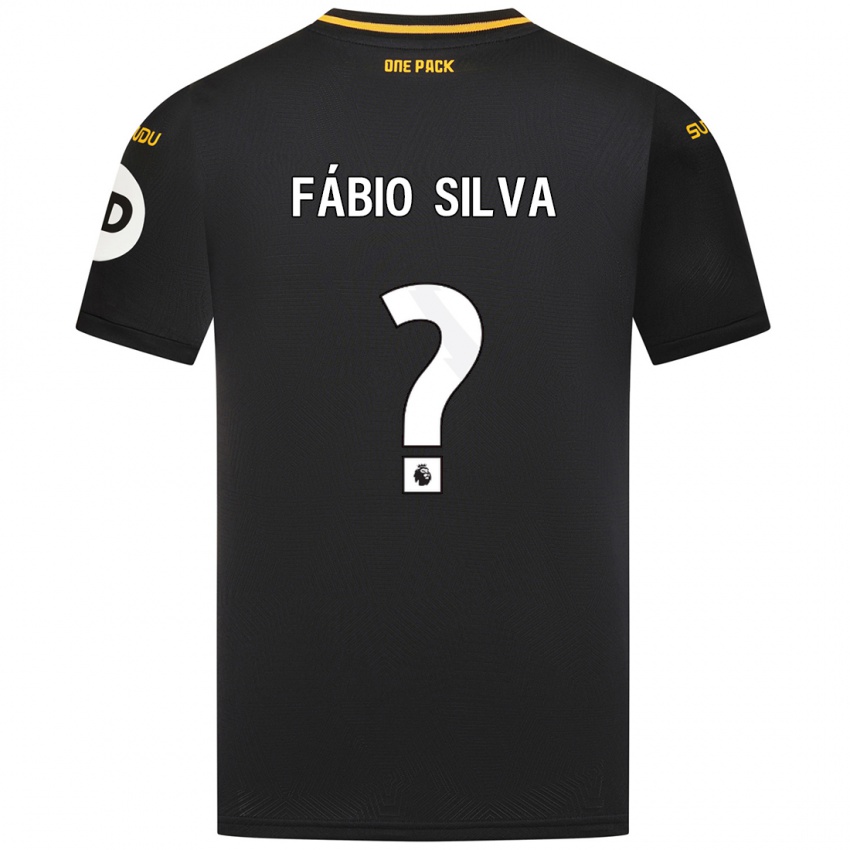 Niño Camiseta Fabio Silva #0 Negro 2ª Equipación 2024/25 La Camisa Argentina