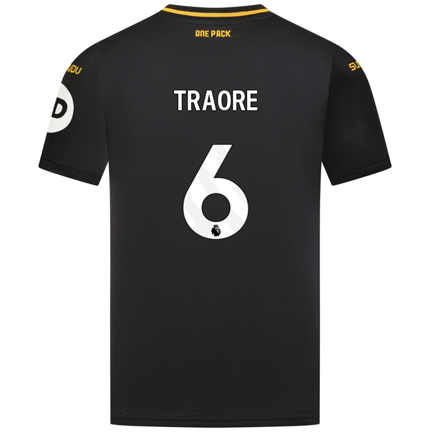 Niño Camiseta Boubacar Traoré #6 Negro 2ª Equipación 2024/25 La Camisa Argentina