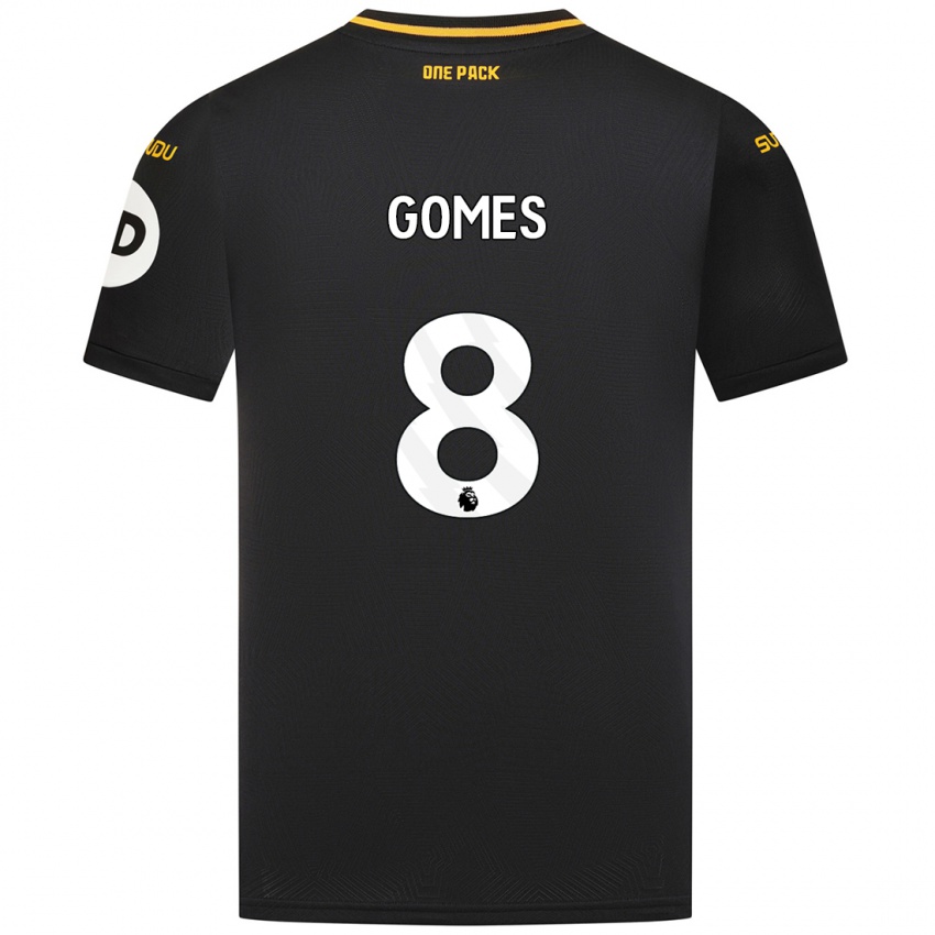 Niño Camiseta Joao Gomes #8 Negro 2ª Equipación 2024/25 La Camisa Argentina