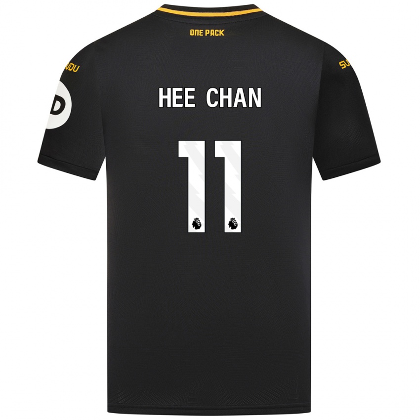 Niño Camiseta Hee-Chan Hwang #11 Negro 2ª Equipación 2024/25 La Camisa Argentina