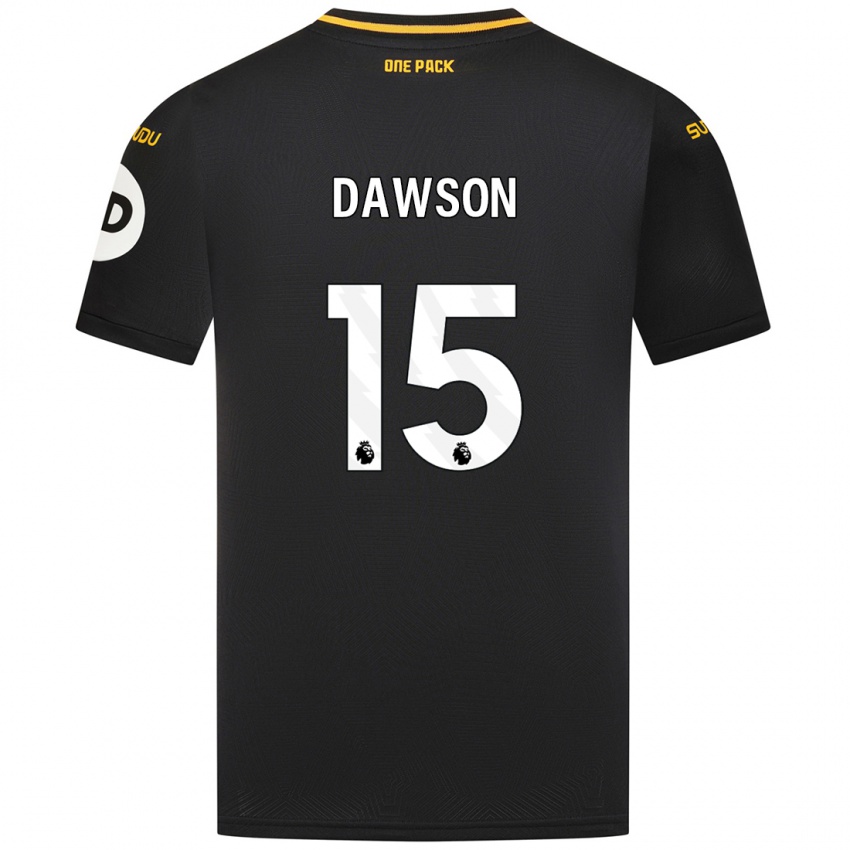 Niño Camiseta Craig Dawson #15 Negro 2ª Equipación 2024/25 La Camisa Argentina