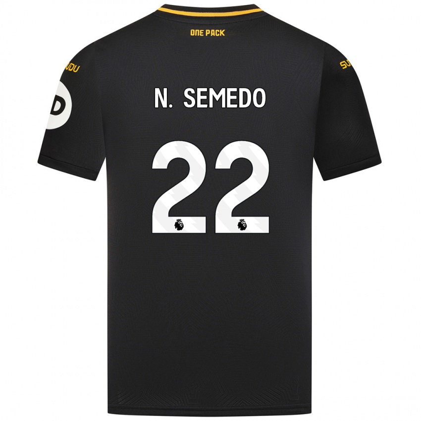 Niño Camiseta Nelson Semedo #22 Negro 2ª Equipación 2024/25 La Camisa Argentina