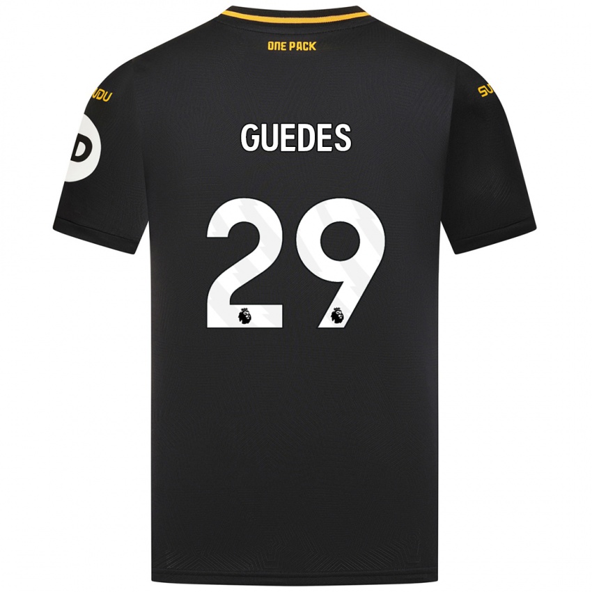 Niño Camiseta Goncalo Guedes #29 Negro 2ª Equipación 2024/25 La Camisa Argentina