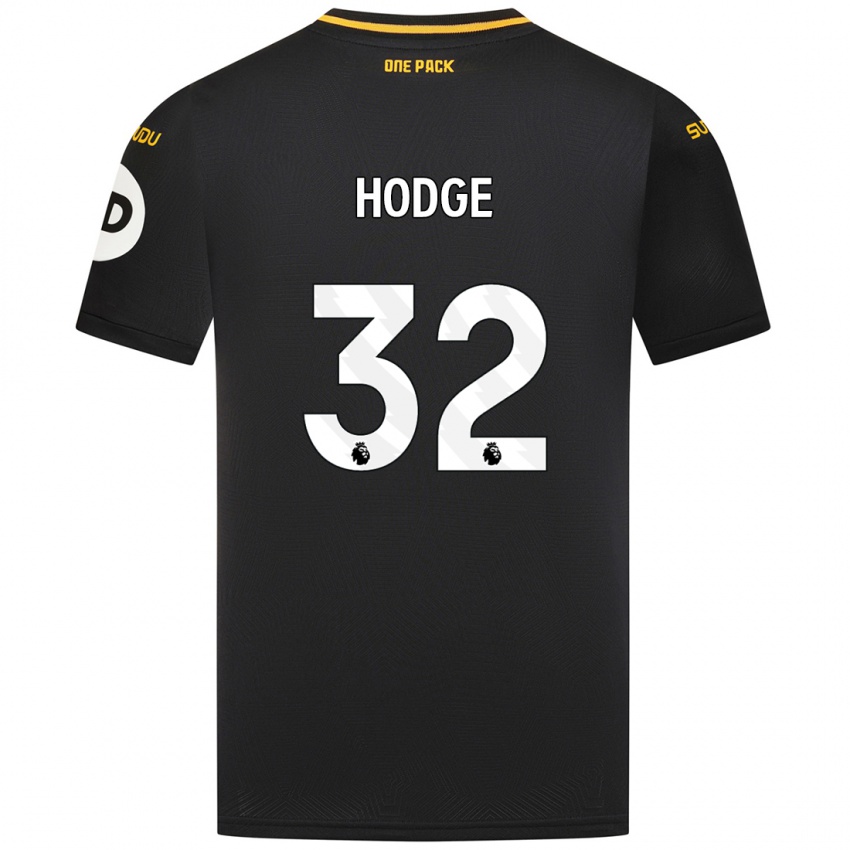 Niño Camiseta Joe Hodge #32 Negro 2ª Equipación 2024/25 La Camisa Argentina