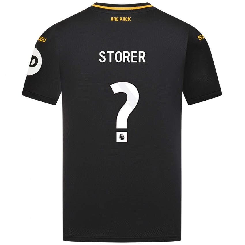 Niño Camiseta James Storer #0 Negro 2ª Equipación 2024/25 La Camisa Argentina