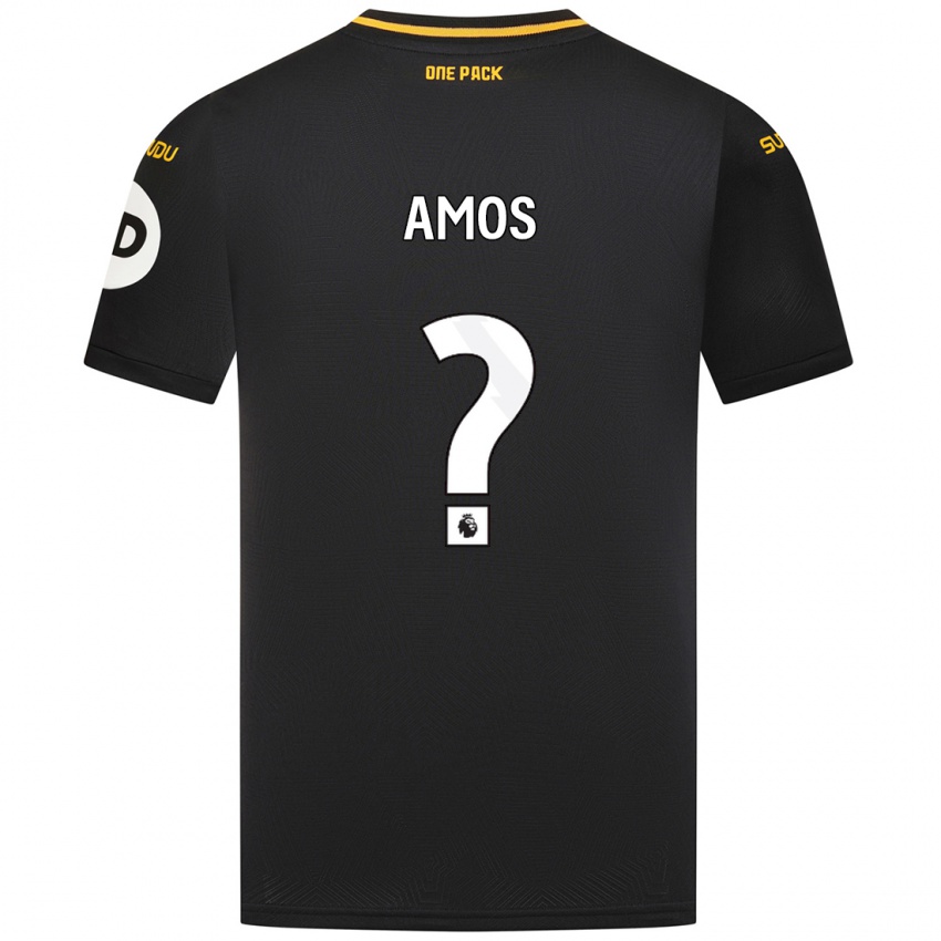 Niño Camiseta Stan Amos #0 Negro 2ª Equipación 2024/25 La Camisa Argentina