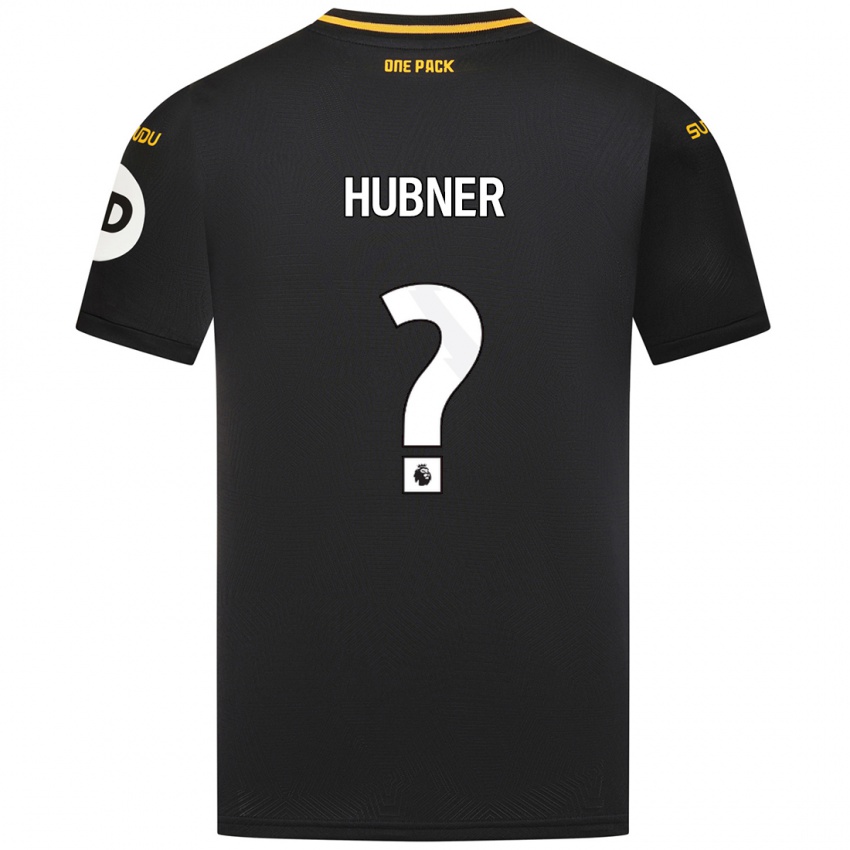 Niño Camiseta Justin Hubner #0 Negro 2ª Equipación 2024/25 La Camisa Argentina