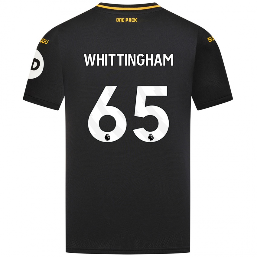 Niño Camiseta Matthew Whittingham #65 Negro 2ª Equipación 2024/25 La Camisa Argentina