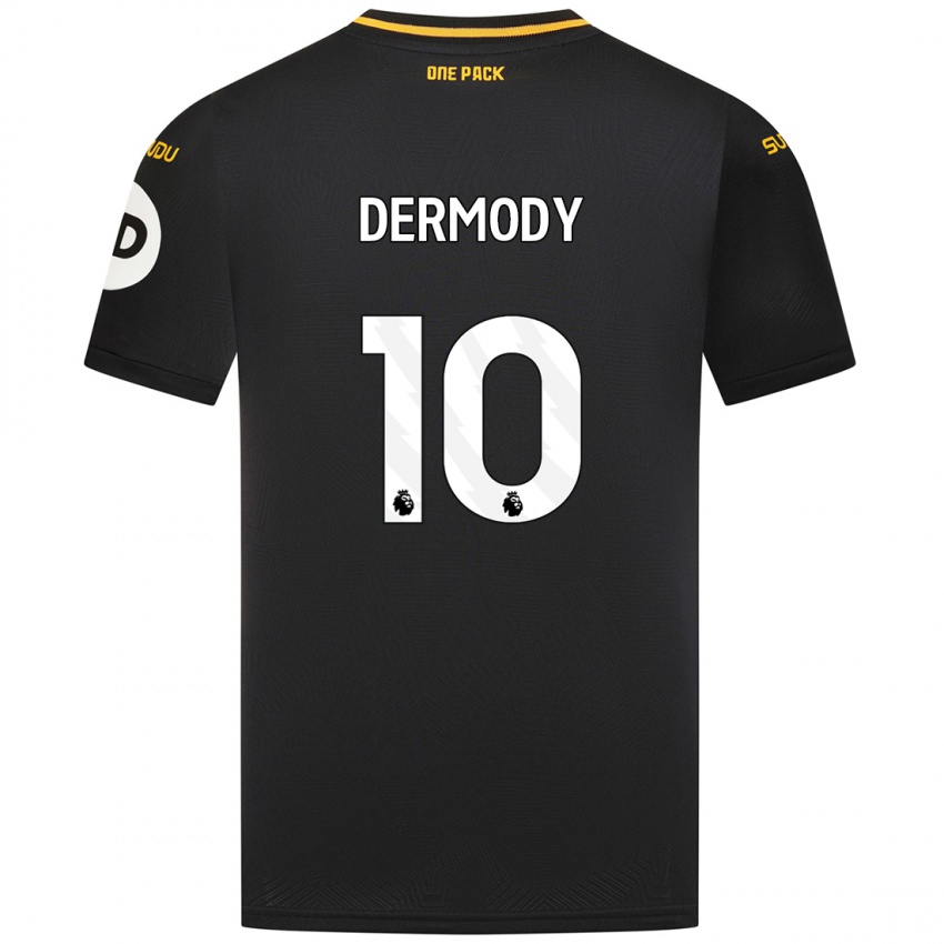 Niño Camiseta Helen Dermody #10 Negro 2ª Equipación 2024/25 La Camisa Argentina