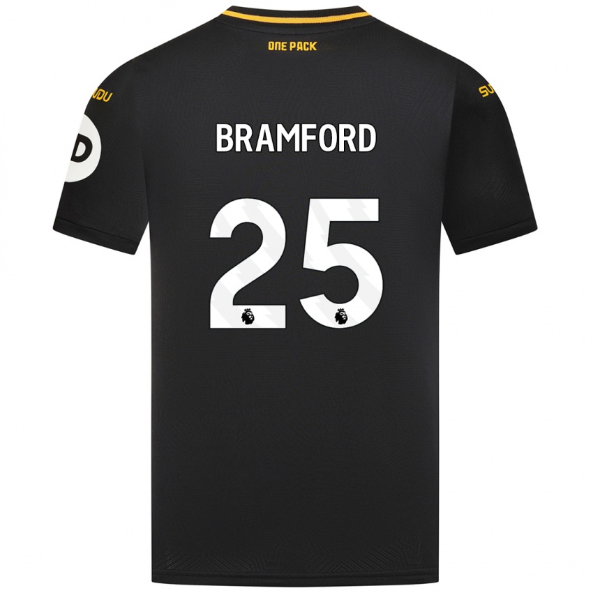 Niño Camiseta Sophie Bramford #25 Negro 2ª Equipación 2024/25 La Camisa Argentina