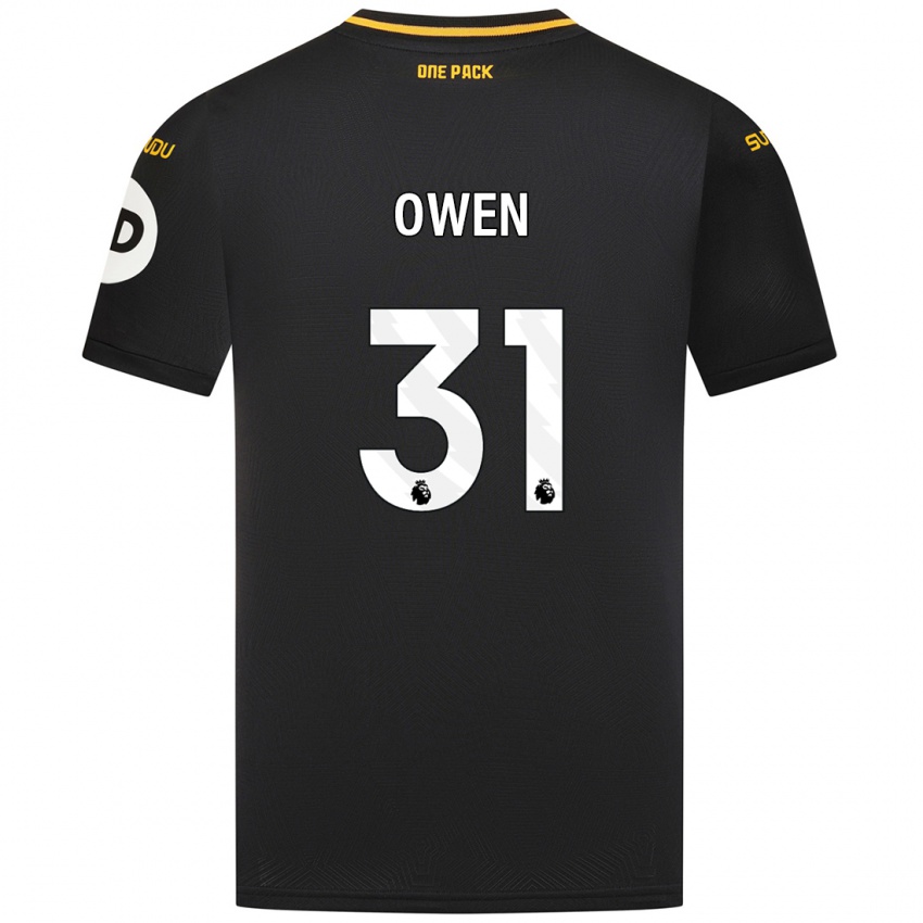 Niño Camiseta Skye Owen #31 Negro 2ª Equipación 2024/25 La Camisa Argentina