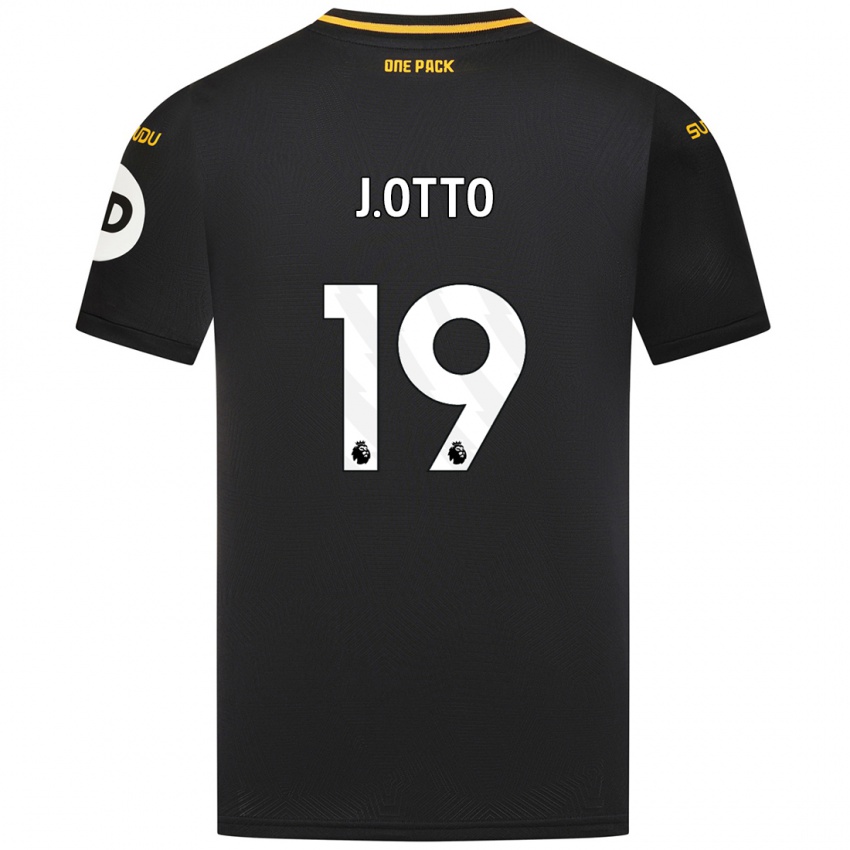 Niño Camiseta Jonny Otto #19 Negro 2ª Equipación 2024/25 La Camisa Argentina