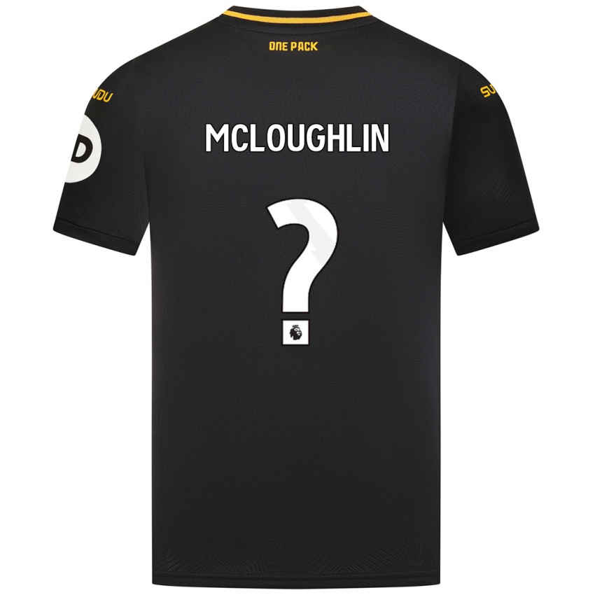 Niño Camiseta Lee Mcloughlin #0 Negro 2ª Equipación 2024/25 La Camisa Argentina