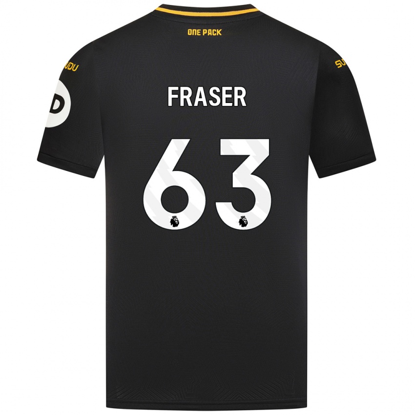 Niño Camiseta Nathan Fraser #63 Negro 2ª Equipación 2024/25 La Camisa Argentina