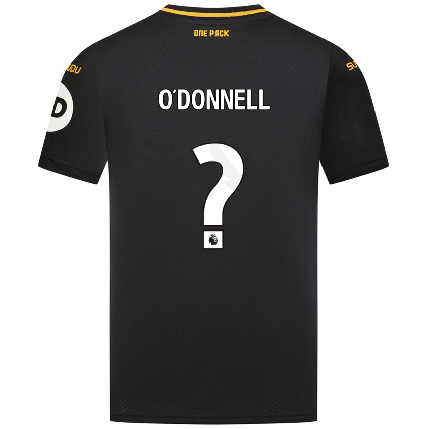 Niño Camiseta Luke O'donnell #0 Negro 2ª Equipación 2024/25 La Camisa Argentina