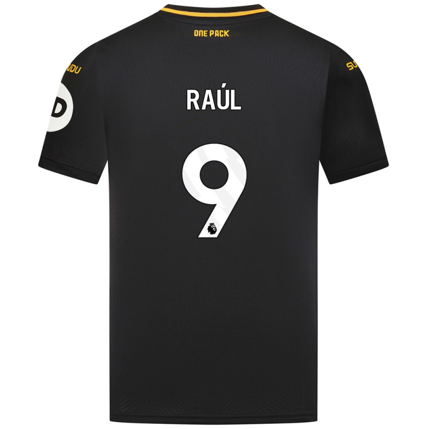 Niño Camiseta Raul Jimenez #9 Negro 2ª Equipación 2024/25 La Camisa Argentina