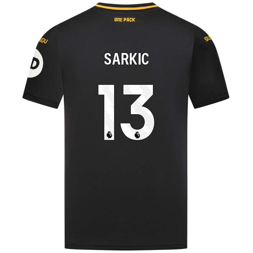 Niño Camiseta Matija Sarkic #13 Negro 2ª Equipación 2024/25 La Camisa Argentina