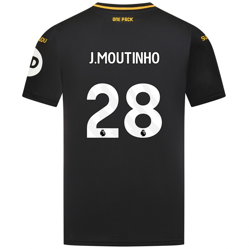 Niño Camiseta Joao Moutinho #28 Negro 2ª Equipación 2024/25 La Camisa Argentina