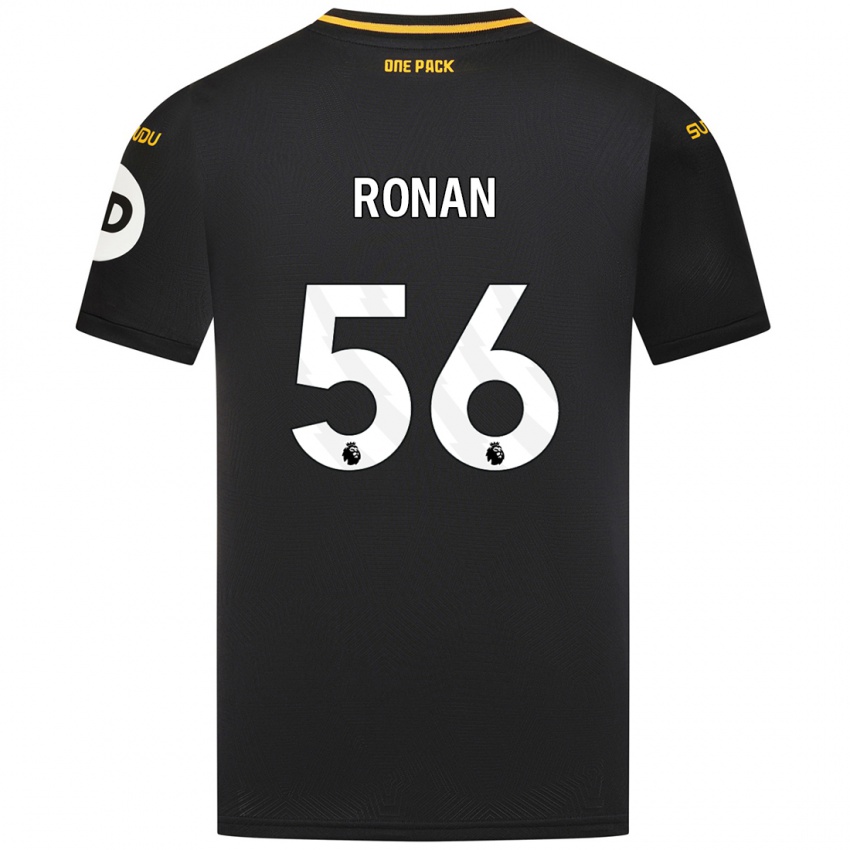 Niño Camiseta Connor Ronan #56 Negro 2ª Equipación 2024/25 La Camisa Argentina