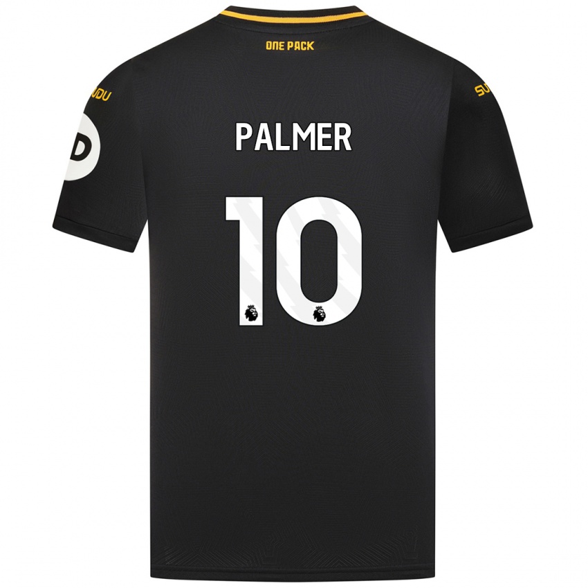 Niño Camiseta Jamila Palmer #10 Negro 2ª Equipación 2024/25 La Camisa Argentina