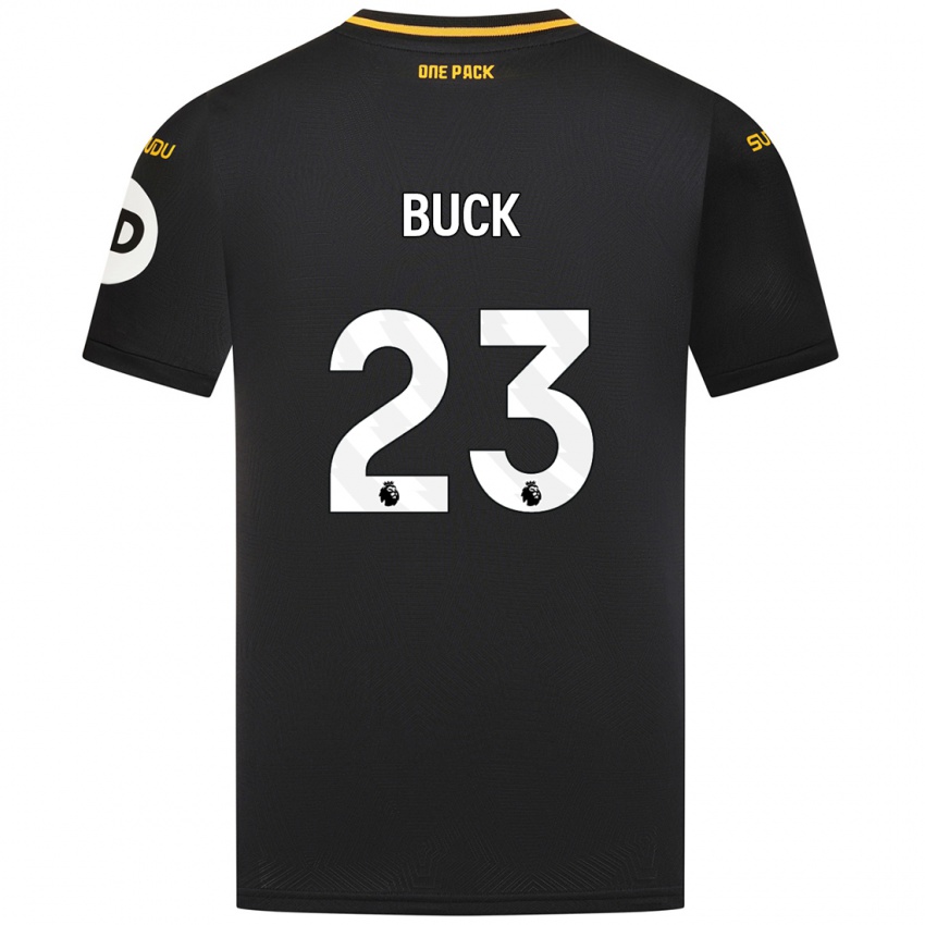 Niño Camiseta Alex Buck #23 Negro 2ª Equipación 2024/25 La Camisa Argentina