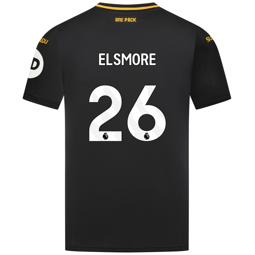 Niño Camiseta Ria Elsmore #26 Negro 2ª Equipación 2024/25 La Camisa Argentina