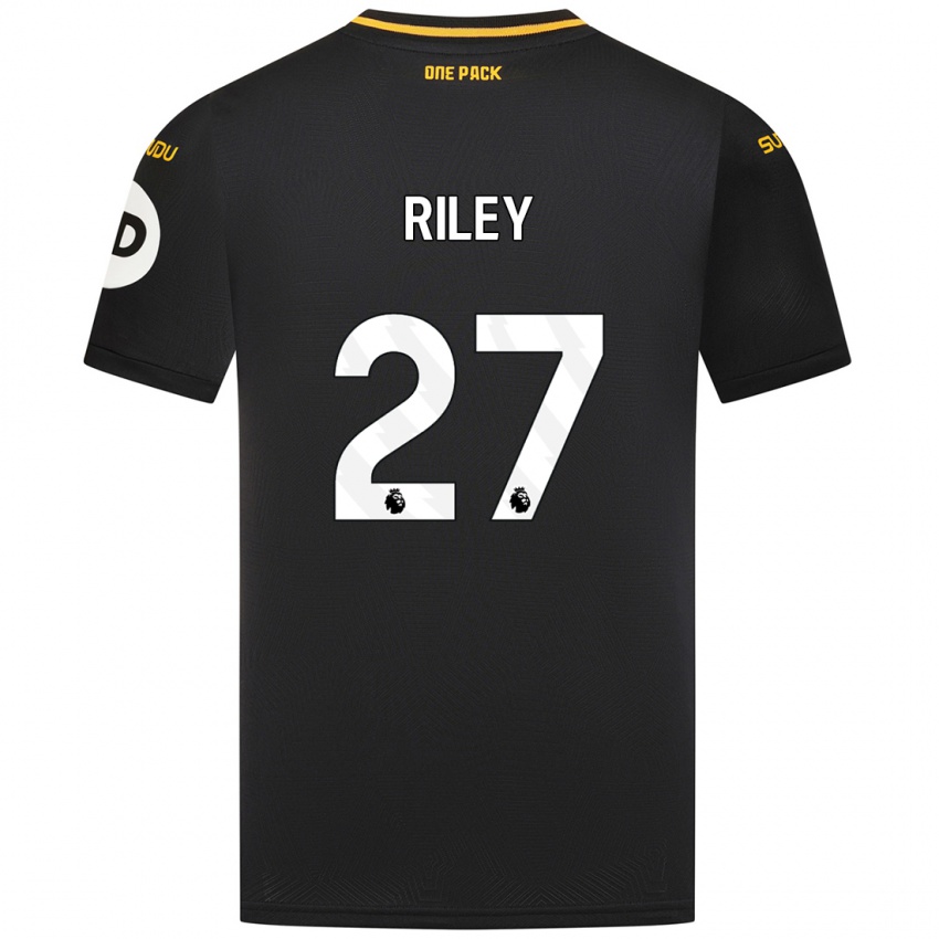 Niño Camiseta Lauren Riley #27 Negro 2ª Equipación 2024/25 La Camisa Argentina