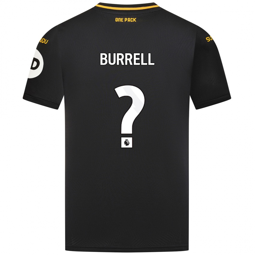 Niño Camiseta Ackeme Francis-Burrell #0 Negro 2ª Equipación 2024/25 La Camisa Argentina