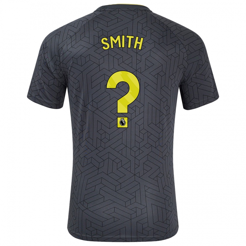 Niño Camiseta Odin Samuels-Smith #0 Negro Amarillo 2ª Equipación 2024/25 La Camisa Argentina