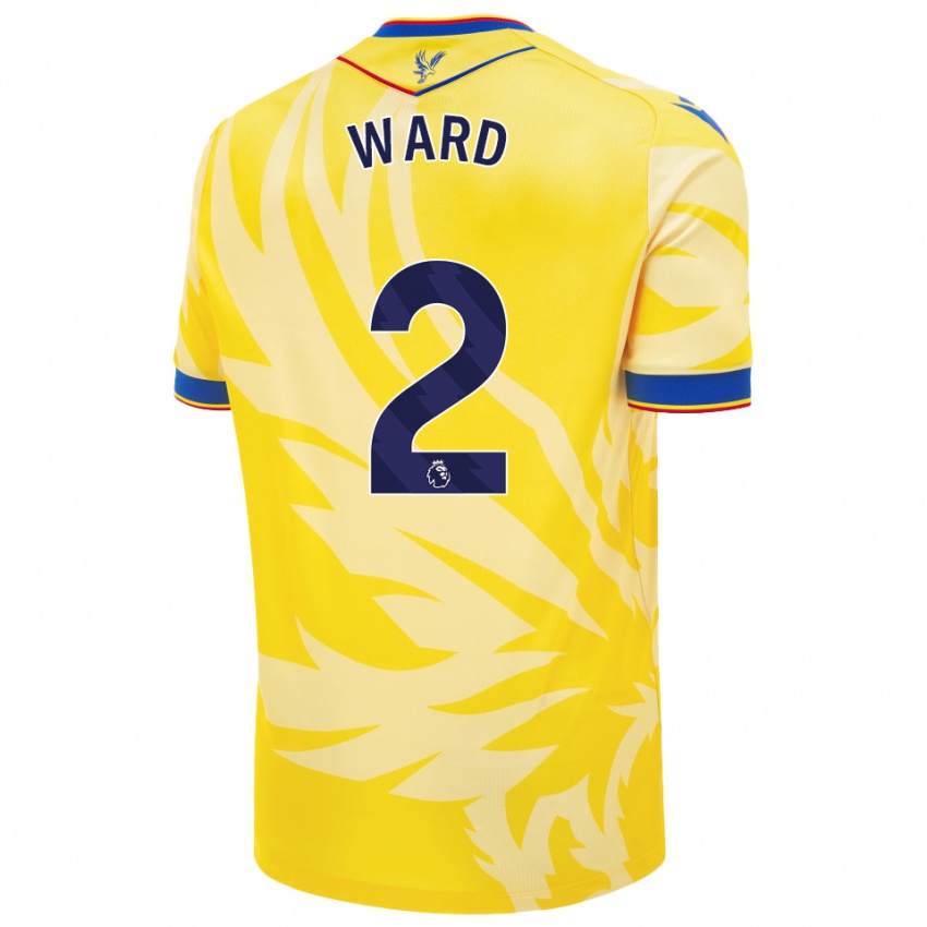 Niño Camiseta Joel Ward #2 Amarillo 2ª Equipación 2024/25 La Camisa Argentina