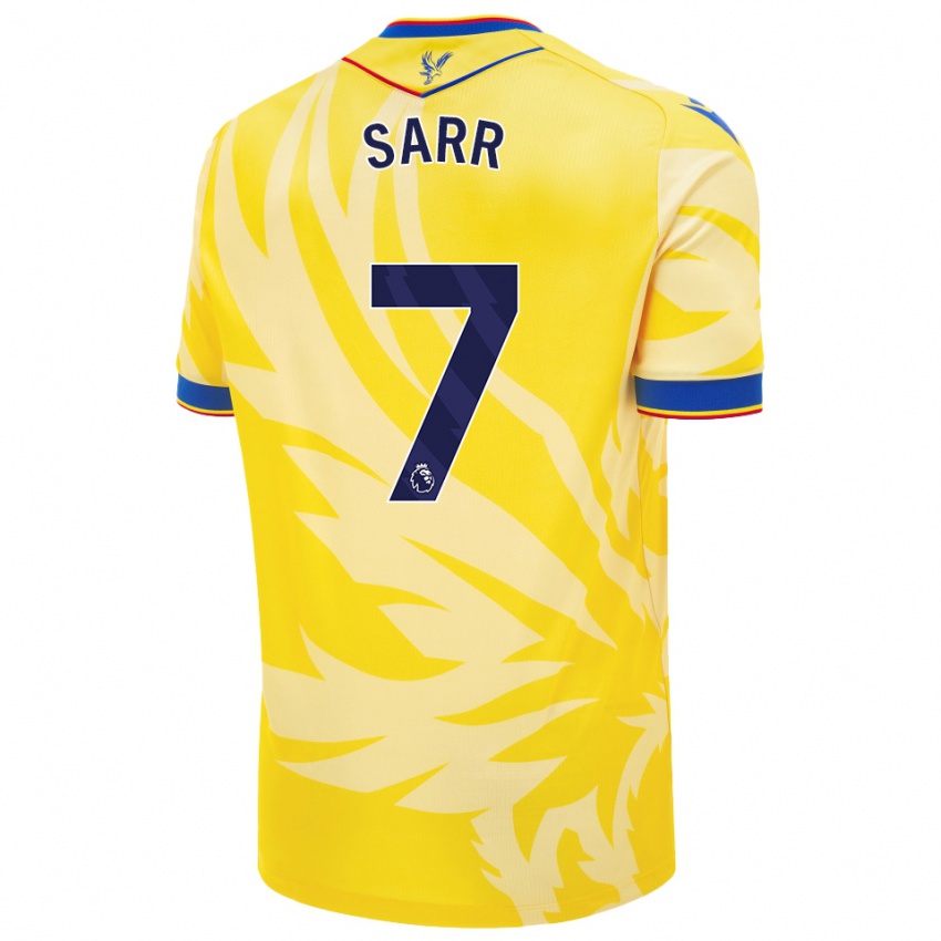 Niño Camiseta Ismaïla Sarr #7 Amarillo 2ª Equipación 2024/25 La Camisa Argentina