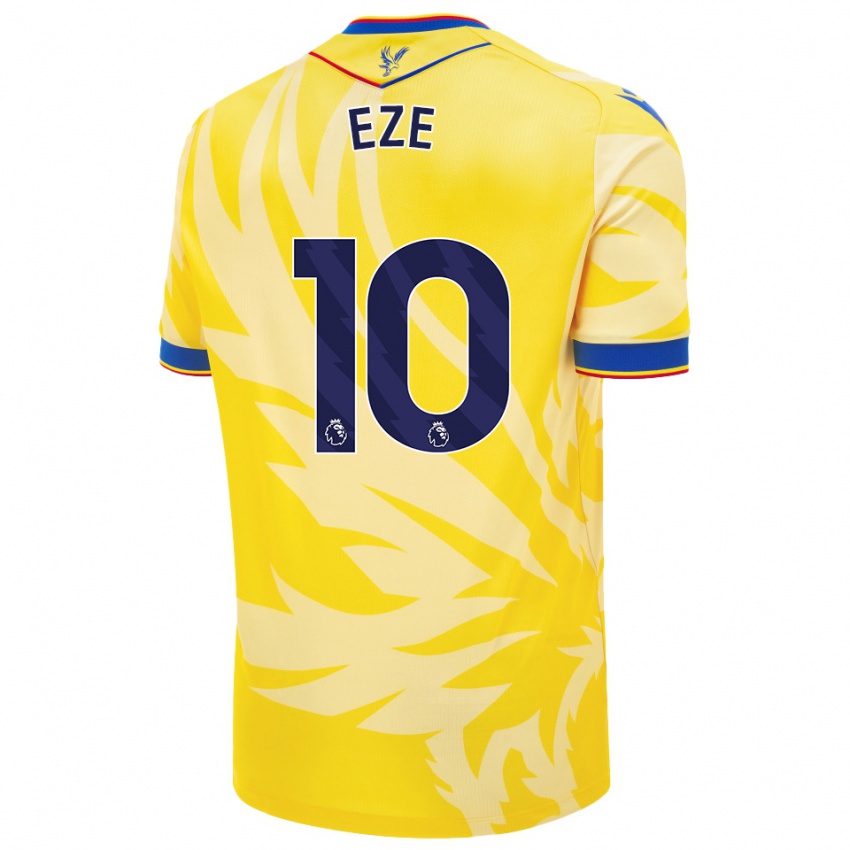 Niño Camiseta Eberechi Eze #10 Amarillo 2ª Equipación 2024/25 La Camisa Argentina