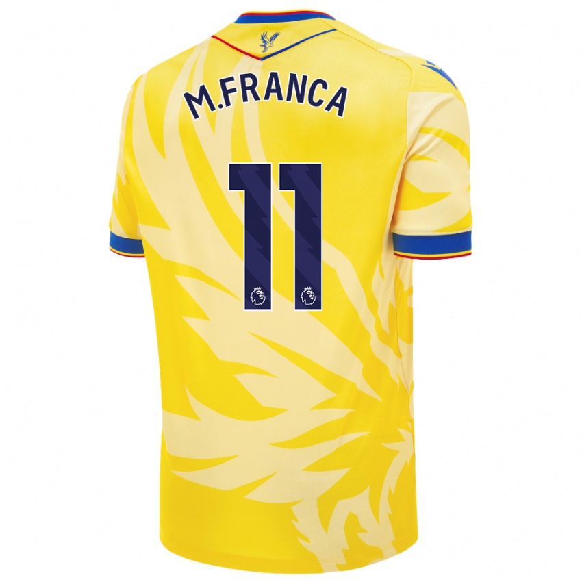 Niño Camiseta Matheus França #11 Amarillo 2ª Equipación 2024/25 La Camisa Argentina