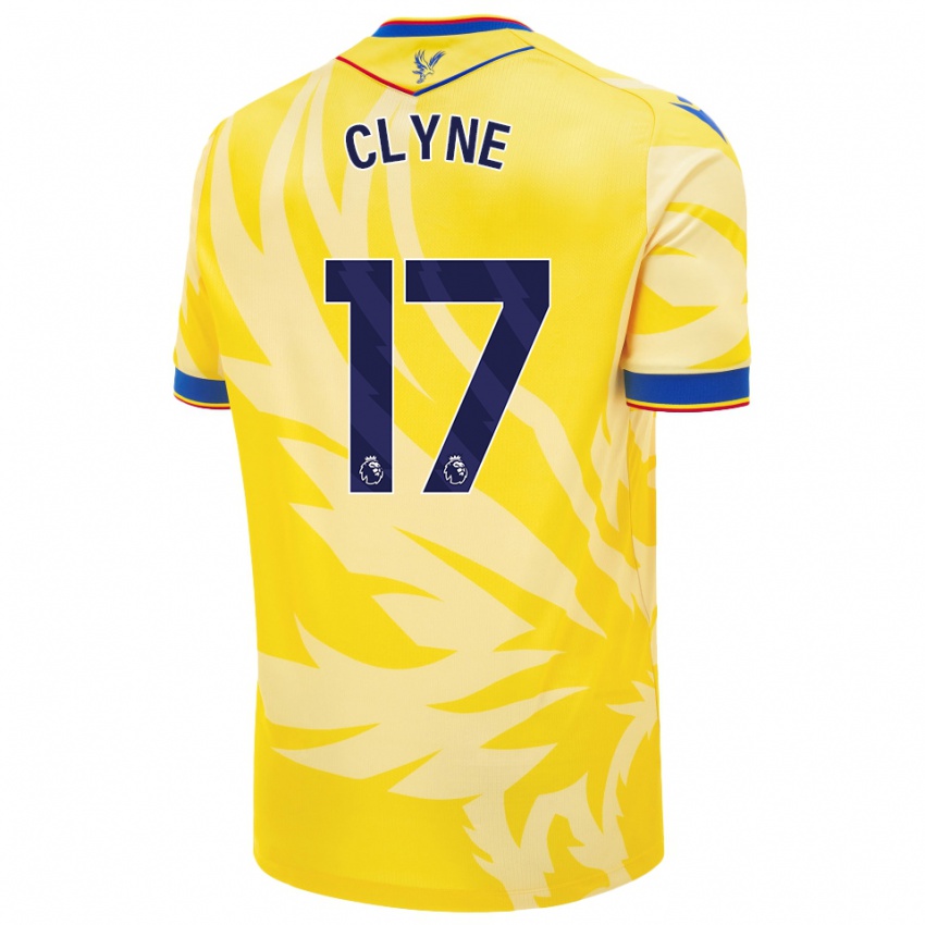 Niño Camiseta Nathaniel Clyne #17 Amarillo 2ª Equipación 2024/25 La Camisa Argentina