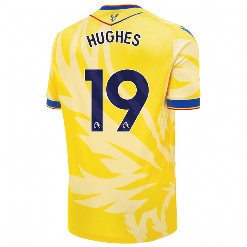 Niño Camiseta Will Hughes #19 Amarillo 2ª Equipación 2024/25 La Camisa Argentina