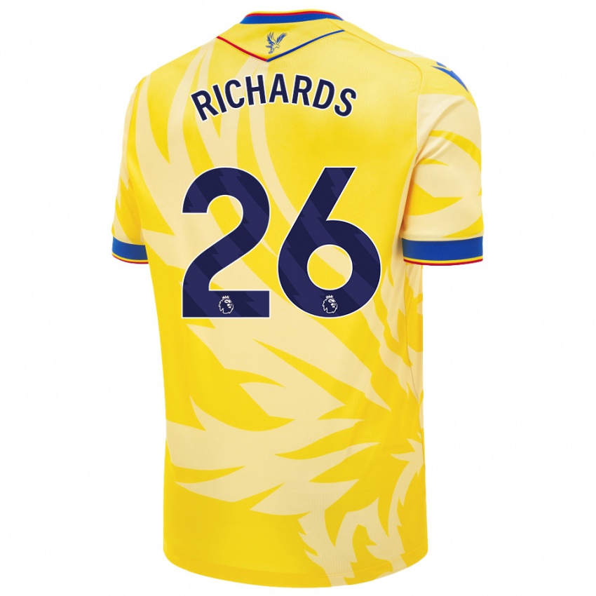 Niño Camiseta Chris Richards #26 Amarillo 2ª Equipación 2024/25 La Camisa Argentina