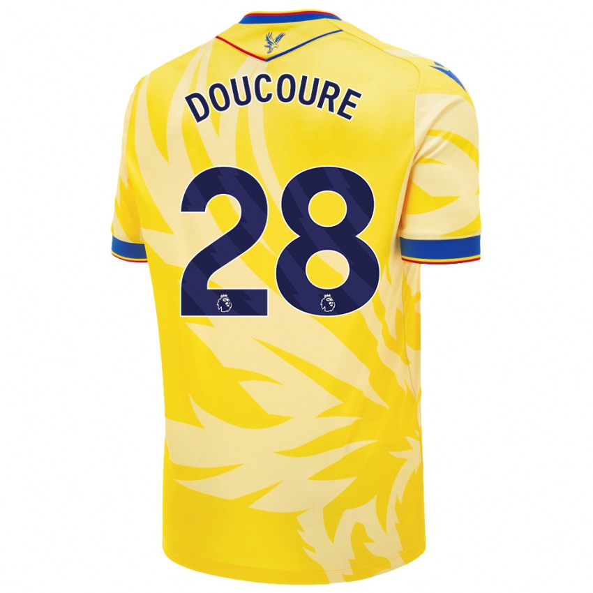 Niño Camiseta Cheick Doucouré #28 Amarillo 2ª Equipación 2024/25 La Camisa Argentina