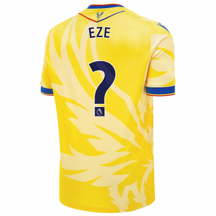 Niño Camiseta Chimaechi Eze #0 Amarillo 2ª Equipación 2024/25 La Camisa Argentina