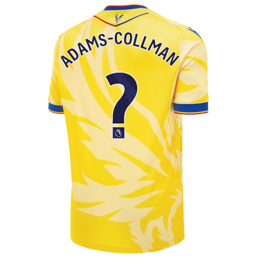 Niño Camiseta Kai-Reece Adams-Collman #0 Amarillo 2ª Equipación 2024/25 La Camisa Argentina