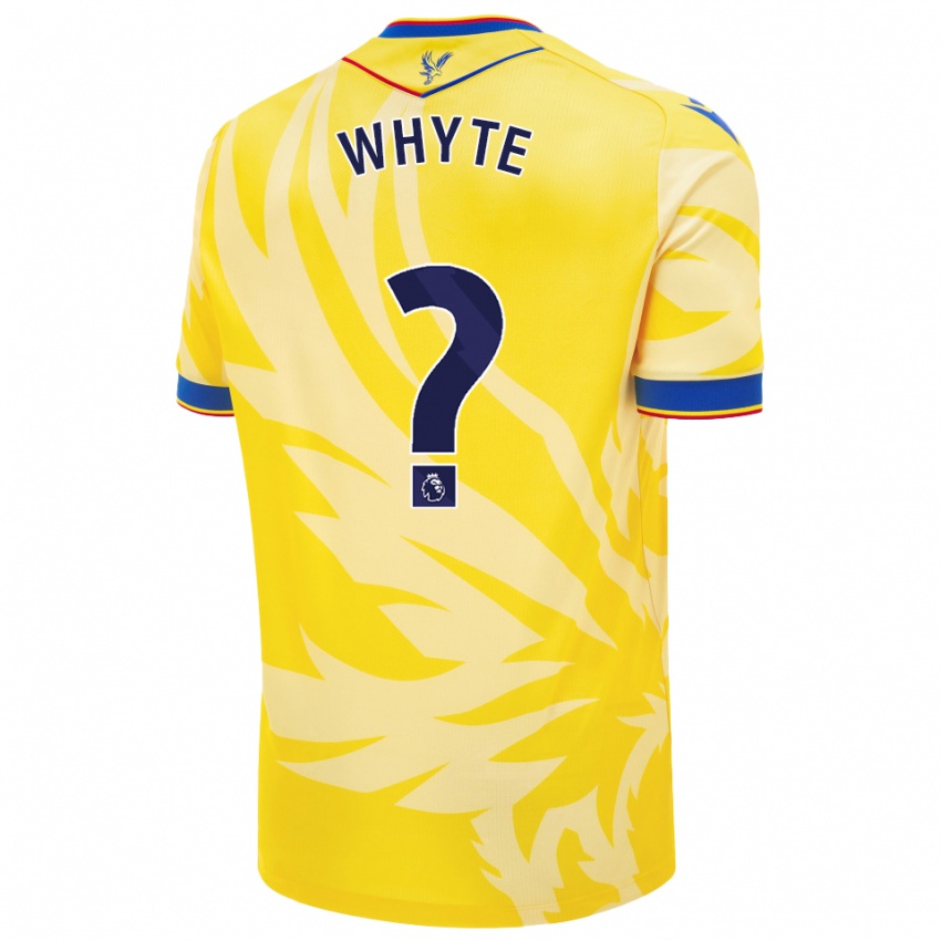 Niño Camiseta Tyler Whyte #0 Amarillo 2ª Equipación 2024/25 La Camisa Argentina