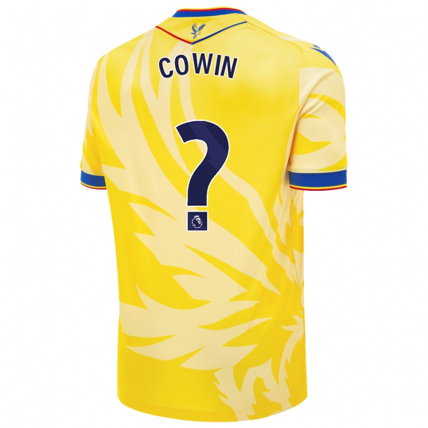 Niño Camiseta Freddie Cowin #0 Amarillo 2ª Equipación 2024/25 La Camisa Argentina