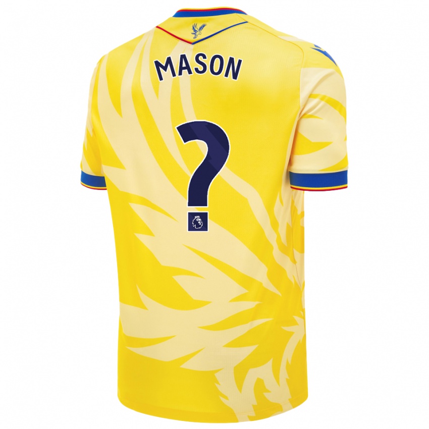 Niño Camiseta Jack Mason #0 Amarillo 2ª Equipación 2024/25 La Camisa Argentina