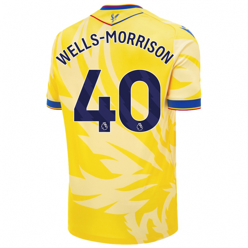 Niño Camiseta Jack Wells-Morrison #40 Amarillo 2ª Equipación 2024/25 La Camisa Argentina