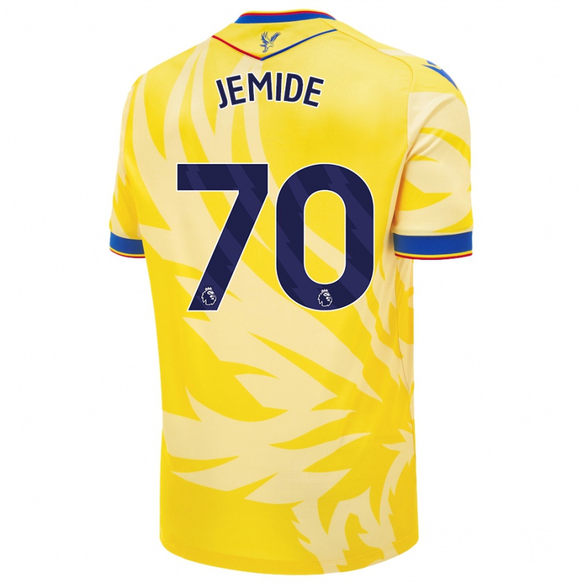 Niño Camiseta Mofe Jemide #70 Amarillo 2ª Equipación 2024/25 La Camisa Argentina