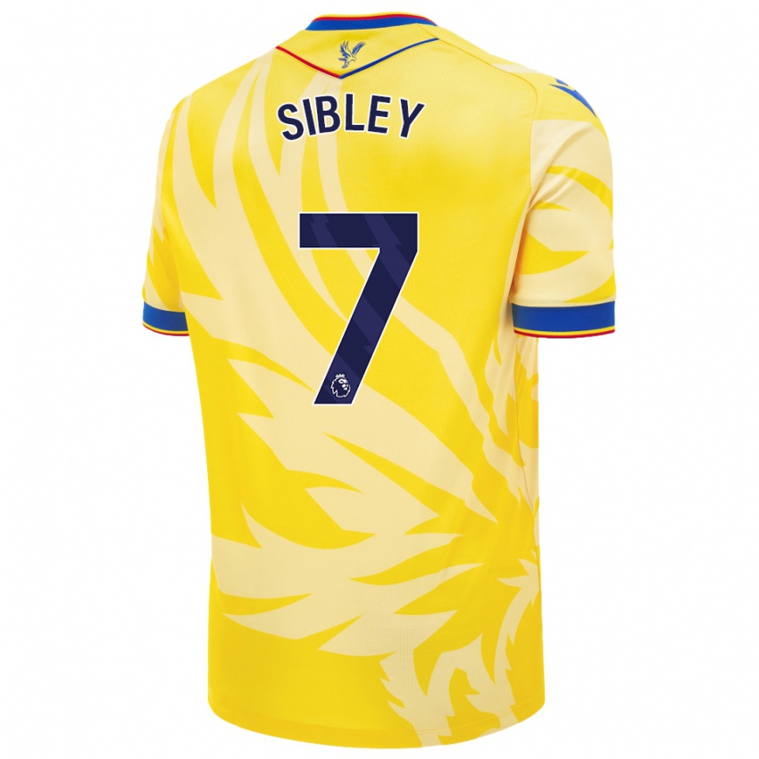 Niño Camiseta Isabella Sibley #7 Amarillo 2ª Equipación 2024/25 La Camisa Argentina